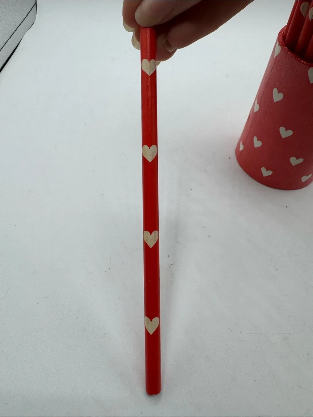 Vintage Lot of Heart Happy Valentines Day Pencils Lillian Vernon